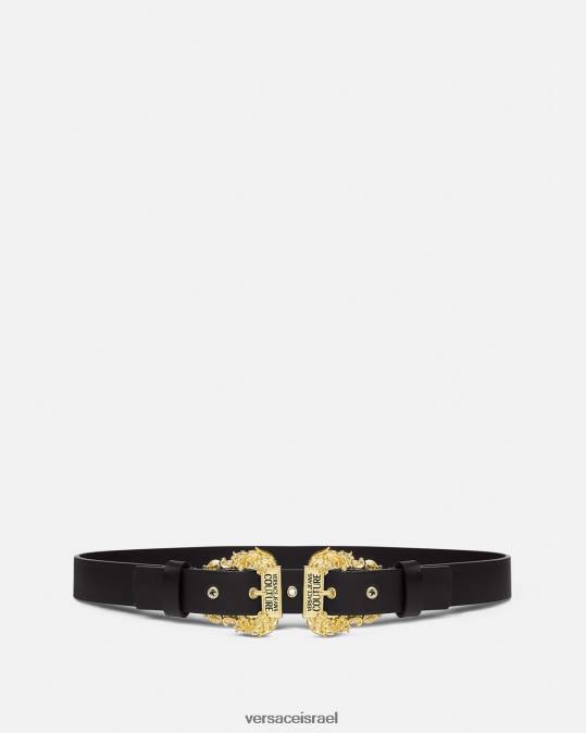 נשים Versace שָׁחוֹר חגורת קוטור1 אביזרים N8T22325