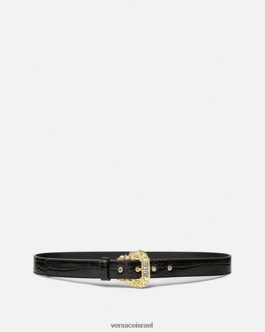 נשים Versace שָׁחוֹר חגורת קוטור1 אביזרים N8T22326