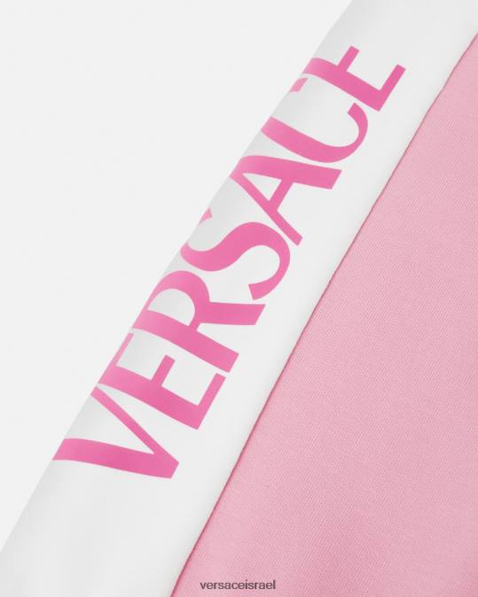 יְלָדִים Versace 6p910 מכנסי טרנינג לתינוק עם לוגו הַלבָּשָׁה N8T21857