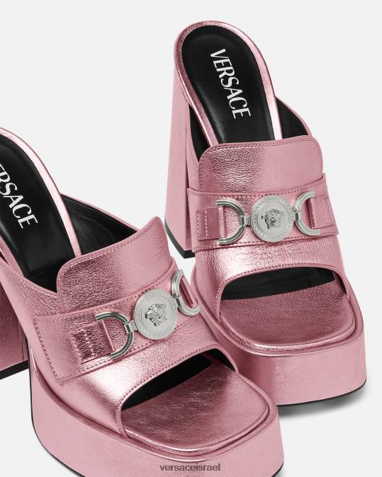 נשים Versace וָרוֹד פרדות פלטפורמה של מדוזה 95' נַעַל N8T2444