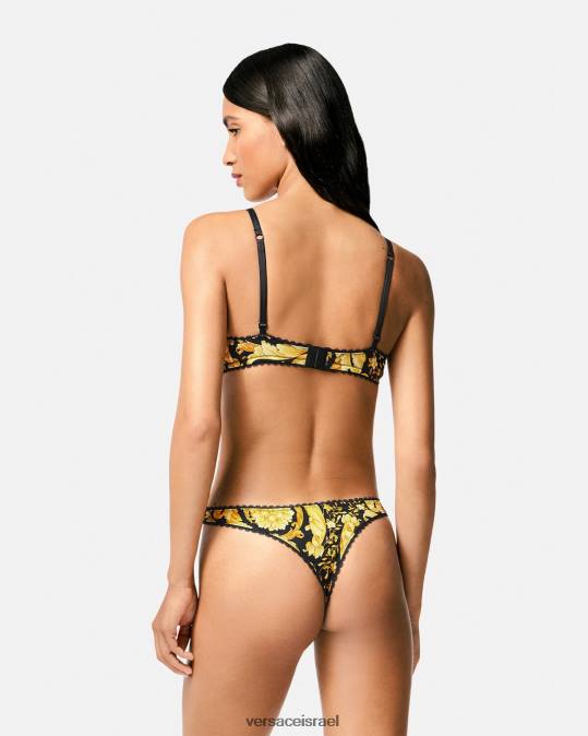 נשים Versace הדפס ברלט משולש בארוקו תחתונים ובגדי חוף N8T21034