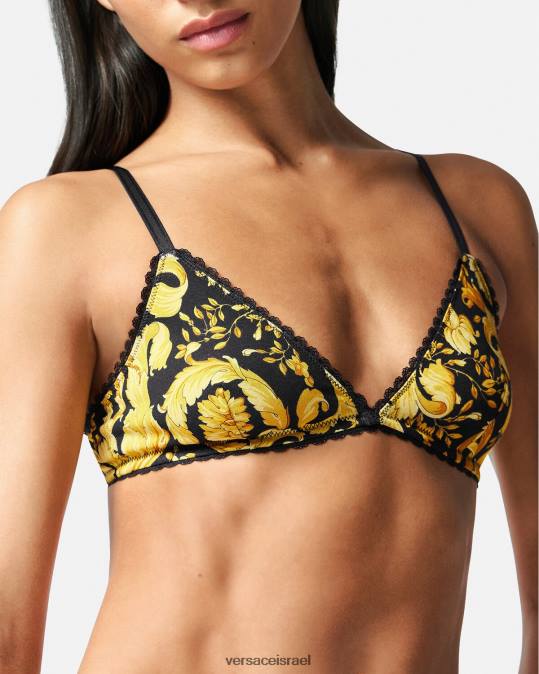 נשים Versace הדפס ברלט משולש בארוקו תחתונים ובגדי חוף N8T21034