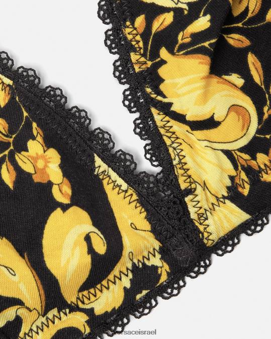 נשים Versace הדפס ברלט משולש בארוקו תחתונים ובגדי חוף N8T21034