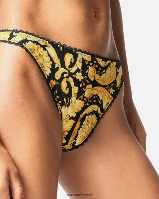 נשים Versace הדפס חוטיני בארוקו תחתונים ובגדי חוף N8T21035