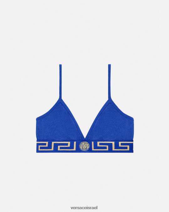 נשים Versace כְּחוֹל ברלט גבול גרקה תחתונים ובגדי חוף N8T21046
