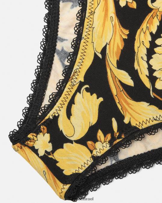 נשים Versace הדפס תחתוני בארוק תחתונים ובגדי חוף N8T21072