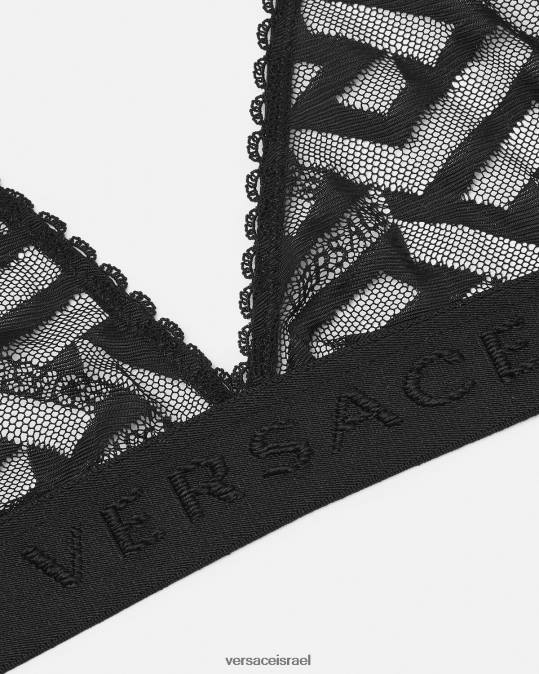 נשים Versace שָׁחוֹר לה גרקה טול ברלט תחתונים ובגדי חוף N8T21073