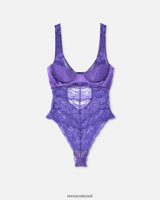 נשים Versace סָגוֹל בגד גוף תחרה תחתונים ובגדי חוף N8T21078