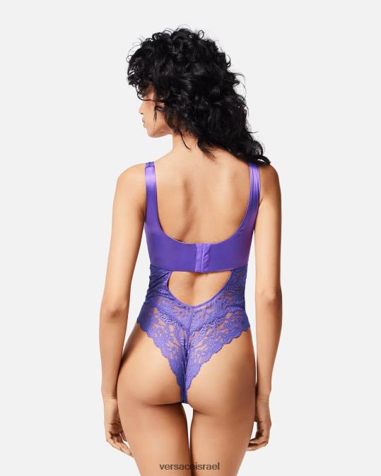 נשים Versace סָגוֹל בגד גוף תחרה תחתונים ובגדי חוף N8T21078