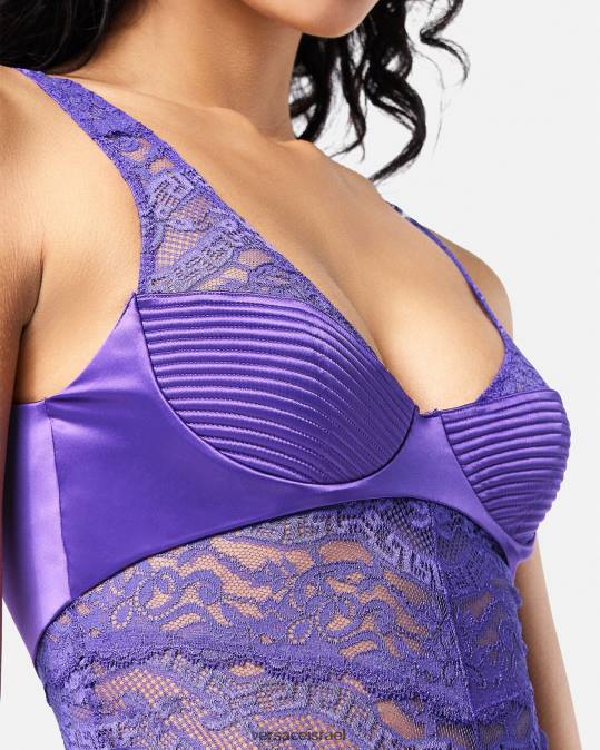נשים Versace סָגוֹל בגד גוף תחרה תחתונים ובגדי חוף N8T21078