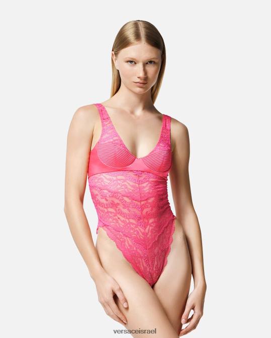 נשים Versace וָרוֹד בגד גוף תחרה תחתונים ובגדי חוף N8T21079