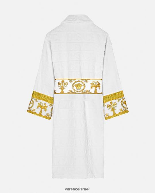 נשים Versace לבן חלוק רחצה בארוק תחתונים ובגדי חוף N8T21088