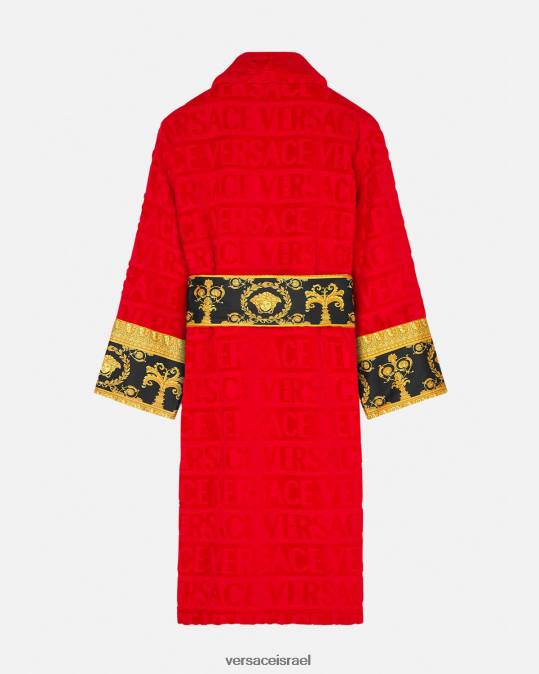 נשים Versace אָדוֹם חלוק רחצה בארוק תחתונים ובגדי חוף N8T21092
