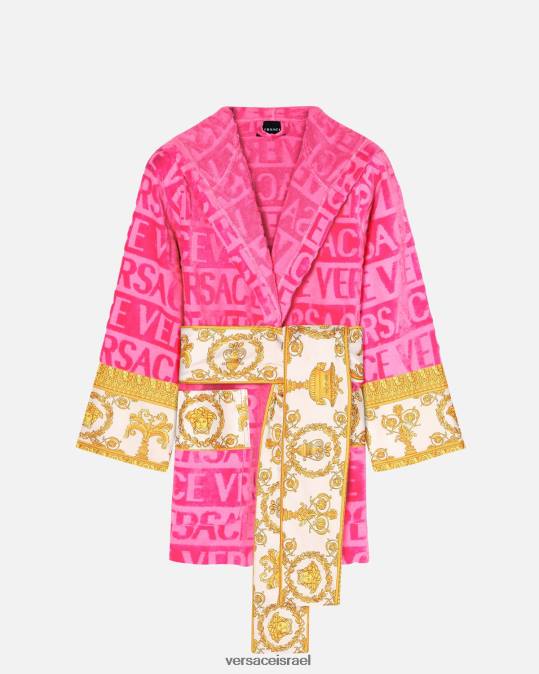 נשים Versace ורוד פוקסיה חלוק רחצה קצר תחתונים ובגדי חוף N8T21093