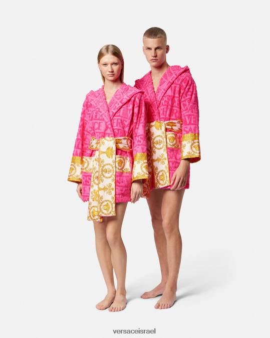 נשים Versace ורוד פוקסיה חלוק רחצה קצר תחתונים ובגדי חוף N8T21093