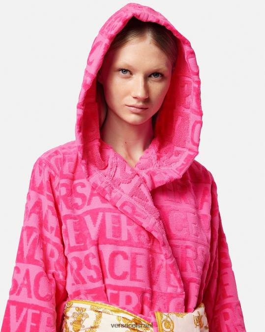 נשים Versace ורוד פוקסיה חלוק רחצה קצר תחתונים ובגדי חוף N8T21093