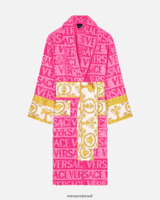 נשים Versace ורוד פוקסיה חלוק רחצה בארוק תחתונים ובגדי חוף N8T21094