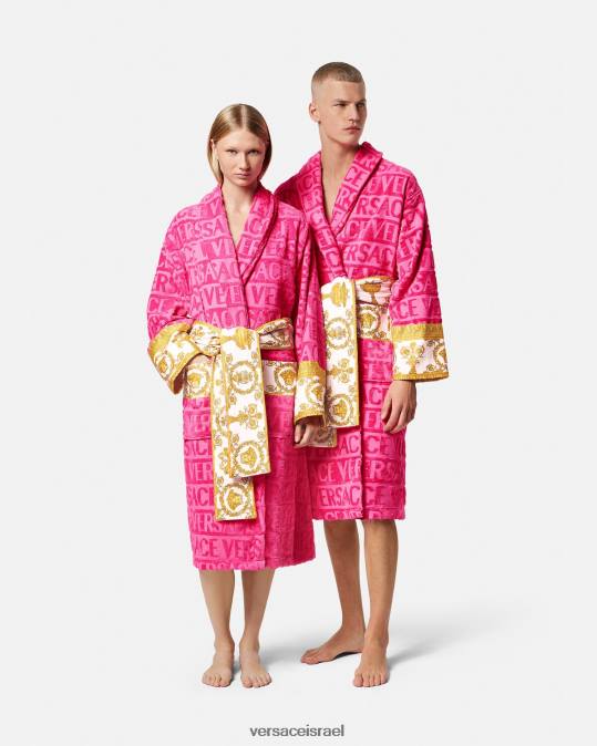 נשים Versace ורוד פוקסיה חלוק רחצה בארוק תחתונים ובגדי חוף N8T21094