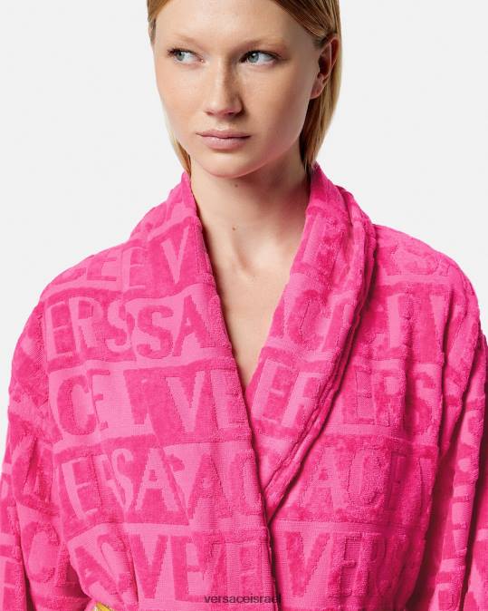 נשים Versace ורוד פוקסיה חלוק רחצה בארוק תחתונים ובגדי חוף N8T21094