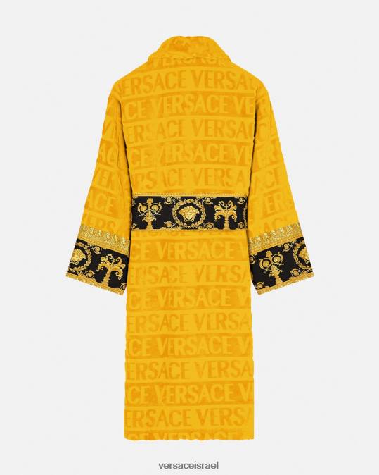 נשים Versace צהוב חלוק רחצה בארוק תחתונים ובגדי חוף N8T21096