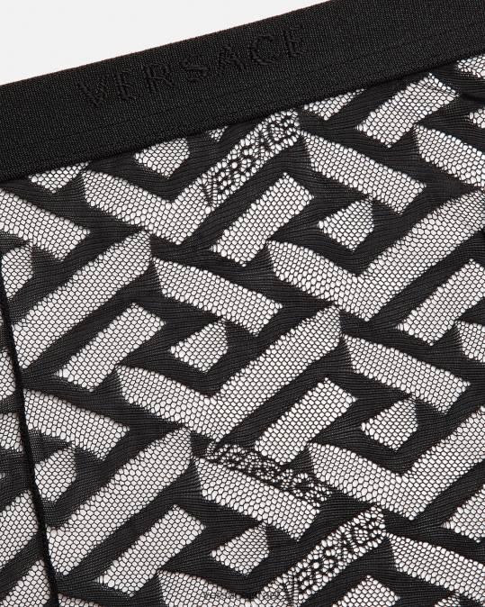 נשים Versace שָׁחוֹר טייץ לה גרקה תחתונים ובגדי חוף N8T21104