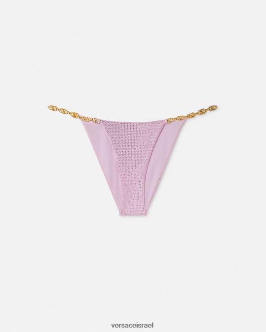 נשים Versace וָרוֹד תחתוני ביקיני קריסטל גרקה תחתונים ובגדי חוף N8T21126