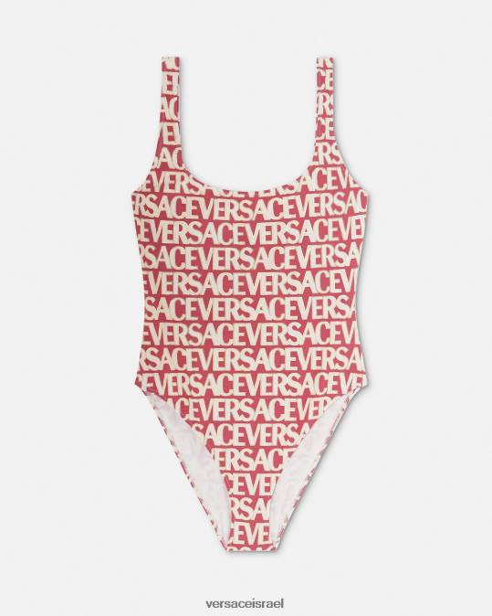 נשים Versace הדפס בגד ים מחלק אחד תחתונים ובגדי חוף N8T21129
