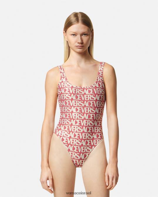 נשים Versace הדפס בגד ים מחלק אחד תחתונים ובגדי חוף N8T21129