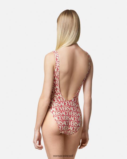 נשים Versace הדפס בגד ים מחלק אחד תחתונים ובגדי חוף N8T21129