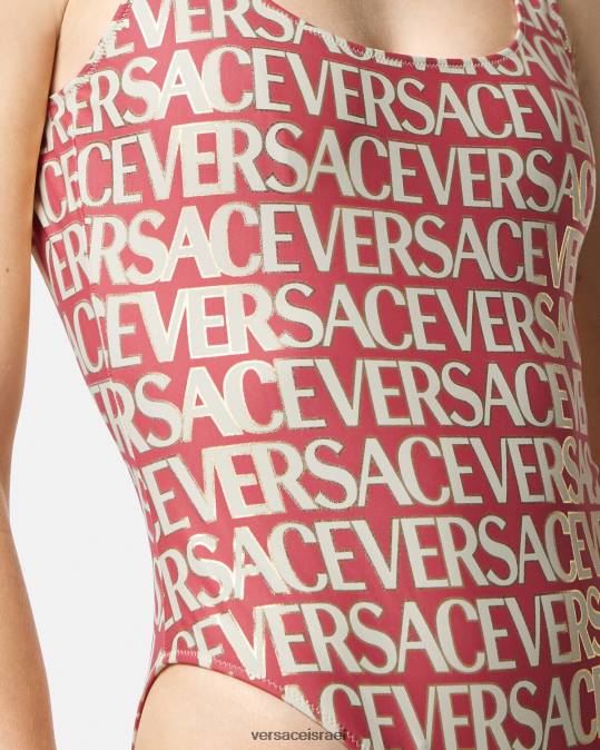 נשים Versace הדפס בגד ים מחלק אחד תחתונים ובגדי חוף N8T21129