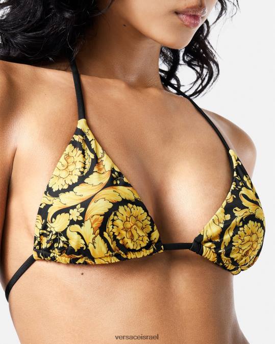 נשים Versace הדפס חולצת ביקיני ברוק תחתונים ובגדי חוף N8T21139