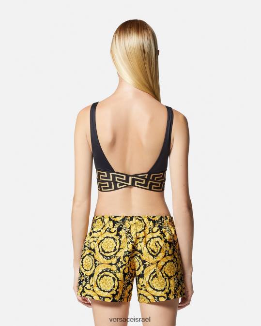 נשים Versace הדפס מכנסי ים קצרים בארוקו תחתונים ובגדי חוף N8T21140
