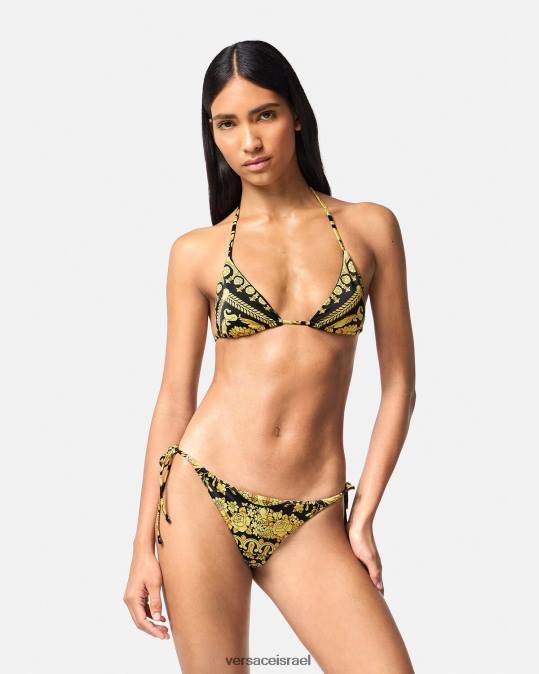 נשים Versace הדפס תחתוני ביקיני ברוק תחתונים ובגדי חוף N8T21141