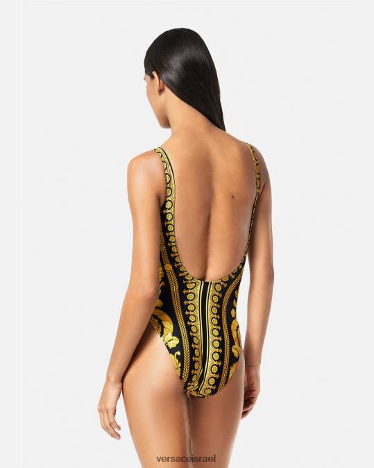 נשים Versace הדפס בגד ים בהדפס בארוקי תחתונים ובגדי חוף N8T21143