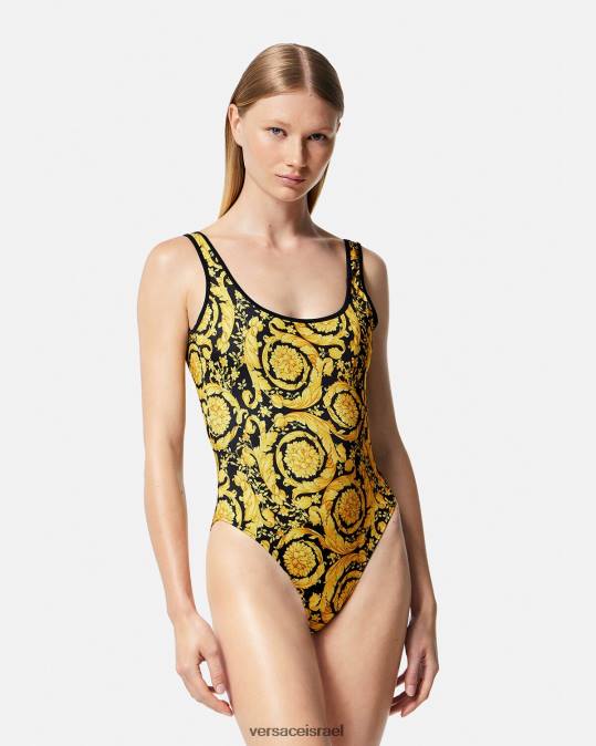 נשים Versace הדפס בגד ים בהדפס בארוקי תחתונים ובגדי חוף N8T21144