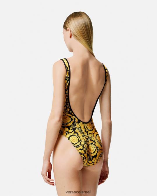 נשים Versace הדפס בגד ים בהדפס בארוקי תחתונים ובגדי חוף N8T21144