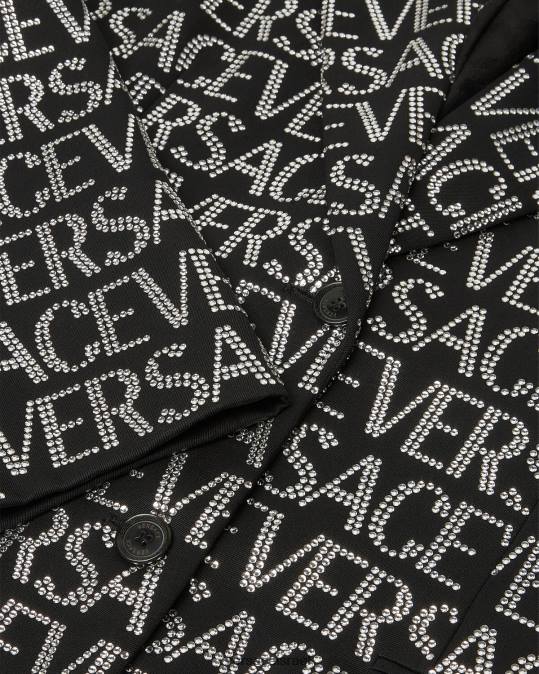 נשים Versace צבע אחד בלייזר מקריסטל הַלבָּשָׁה N8T2115