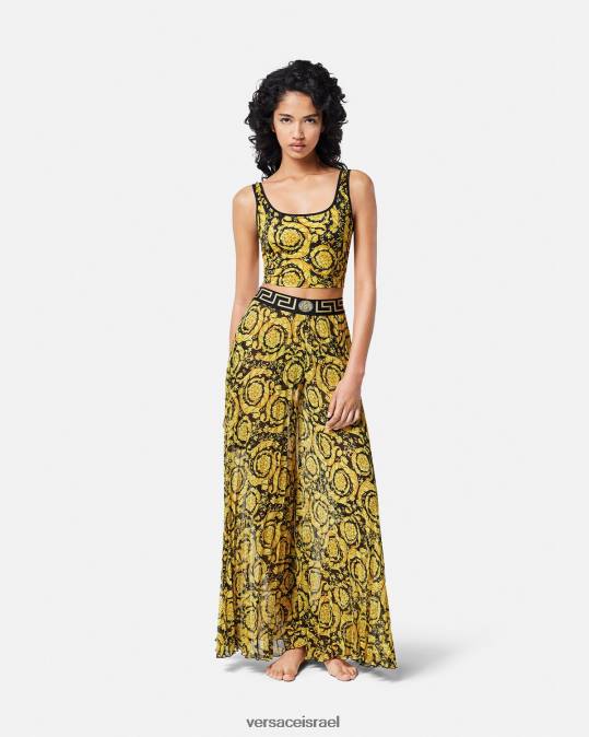 נשים Versace הדפס טופ טנקיני ברוק תחתונים ובגדי חוף N8T21172