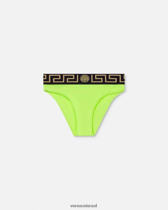 נשים Versace ליים תחתוני ביקיני בגבול גרקה תחתונים ובגדי חוף N8T21176