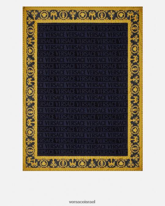 נשים Versace כְּחוֹל מגבת חוף בארוק תחתונים ובגדי חוף N8T21200