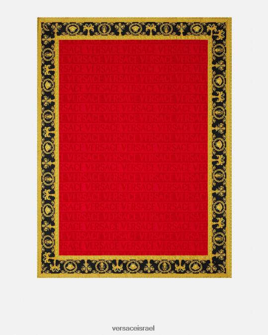 נשים Versace אָדוֹם מגבת חוף בארוק תחתונים ובגדי חוף N8T21201