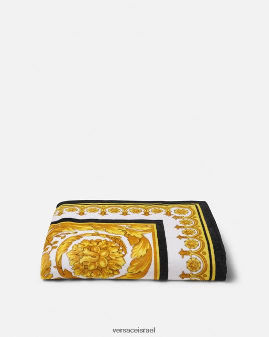 נשים Versace הדפס מגבת חוף כרתים דה פלור תחתונים ובגדי חוף N8T21203
