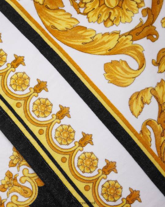 נשים Versace הדפס מגבת חוף כרתים דה פלור תחתונים ובגדי חוף N8T21203
