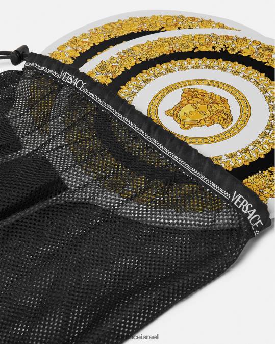נשים Versace שָׁחוֹר סט מחבטים לחוף כרתים דה פלור תחתונים ובגדי חוף N8T21204