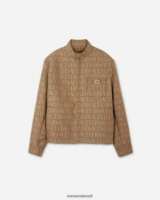 גברים Versace הדפס ז'קט בלוסון שלם הַלבָּשָׁה N8T21221