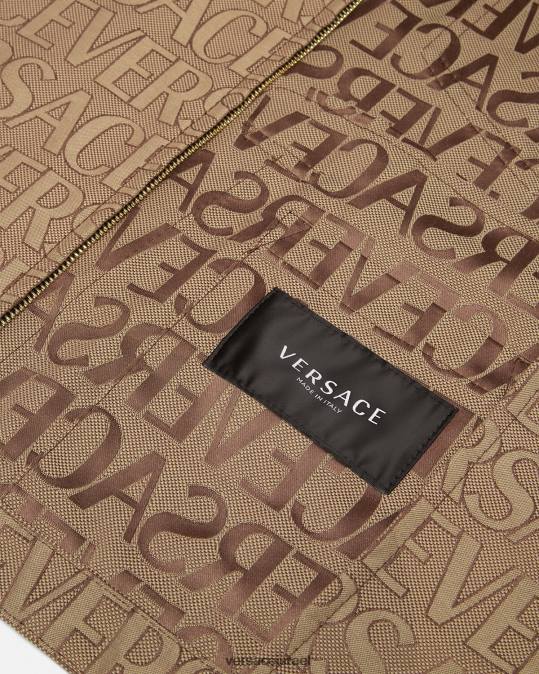 גברים Versace הדפס ז'קט בלוסון שלם הַלבָּשָׁה N8T21221