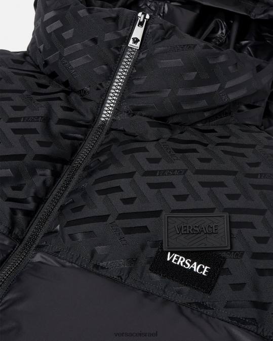 גברים Versace שָׁחוֹר מעיל פחזנית לה גרקה הַלבָּשָׁה N8T21248