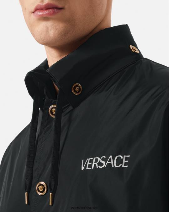 גברים Versace שָׁחוֹר ז'קט מדוזה הַלבָּשָׁה N8T21249