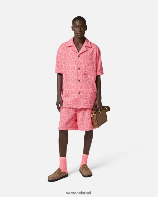 גברים Versace וָרוֹד חולצת אובר מגבת הַלבָּשָׁה N8T21281
