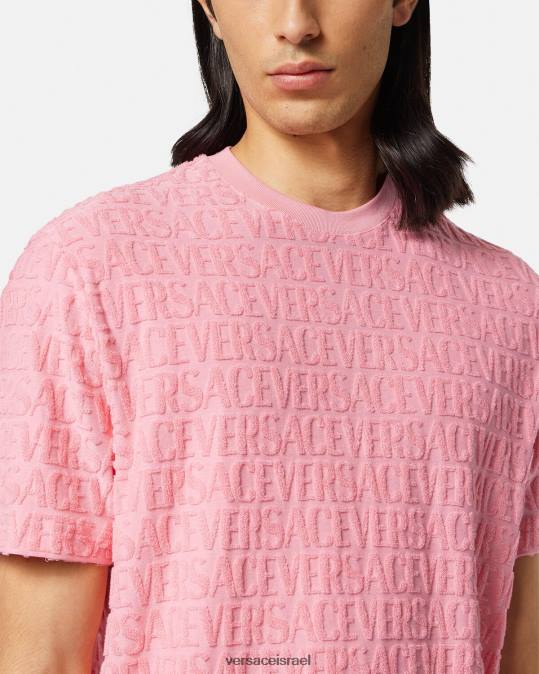 גברים Versace צבע אחד חולצת טריקו מגבת הַלבָּשָׁה N8T21353